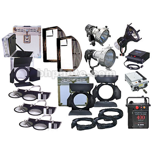 K 5600 Lighting Joker Bug Combo 3 Light HMI PAR Kit (90-265VAC)