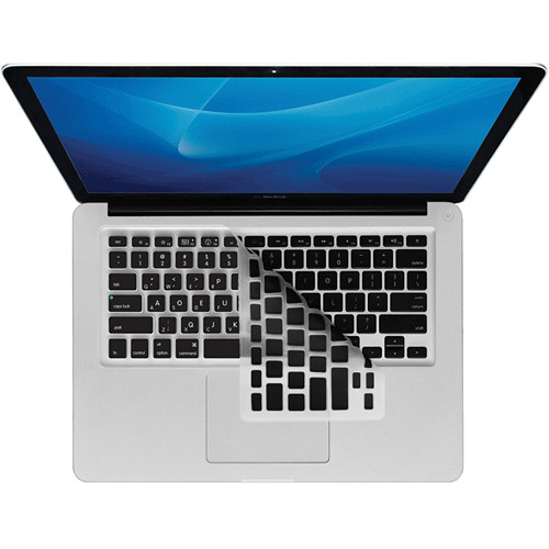 KB Covers Dvorak Keyboard Cover for MacBook, MacBook Air & MacBook Pro (Unibody, Black Keys)