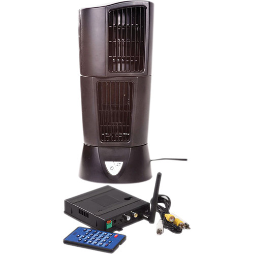 KJB Security Products C1566 Zone Shield Wireless Oscillating Fan with QUAD Receiver