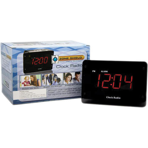 KJB Security Products SC8000 Zone Shield Night Vision IR Clock Radio