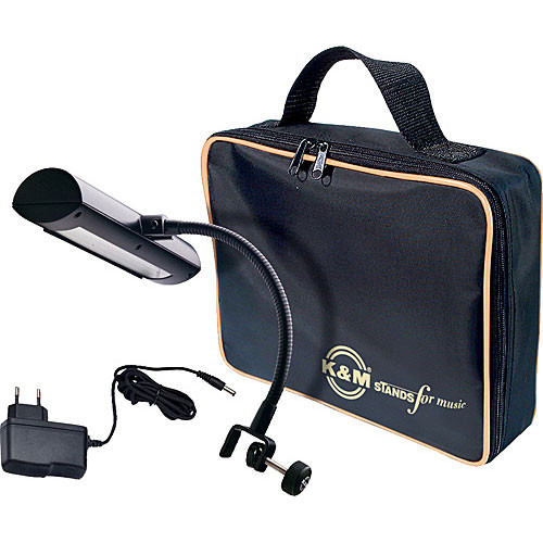 K&M 12286 Music Stand Light Package