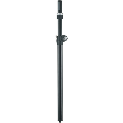 K&M 21367 Adjustable Threaded Satellite Speaker Pole Rod (Black)