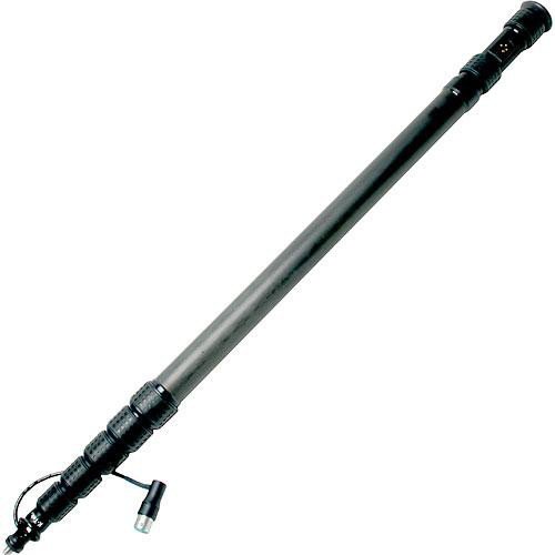 K-Tek Klassic Series Traveler Boompole with Coiled Cable & Side-Mounted XLR Base (2.8-10.8')