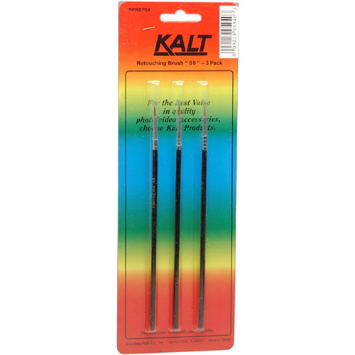 Kalt Sable Retouching Brush #00 (3-Pack)