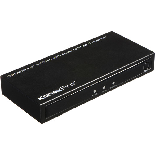 KanexPro Composite or S-Video with Audio to HDMI Converter