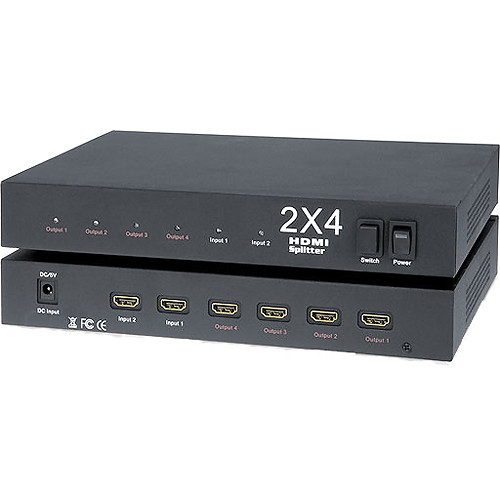 KanexPro HDMI Splitter with Full HD 1080p (2 x 4)