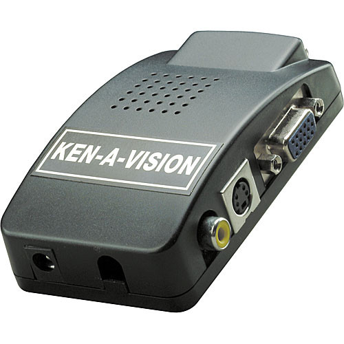 Ken-A-Vision V-VGACON Composite/S-Video to VGA Converter