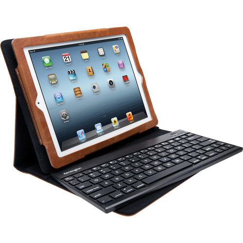 Kensington KeyFolio Pro 2 Removable Keyboard, Case and Stand (Caramel)