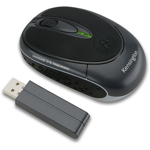 Kensington Ci65m Wireless Notebook Optical Mouse - USB