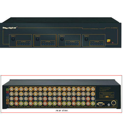 Key Digital KD-MSW8x4Pro Audio-Video Matrix Switcher