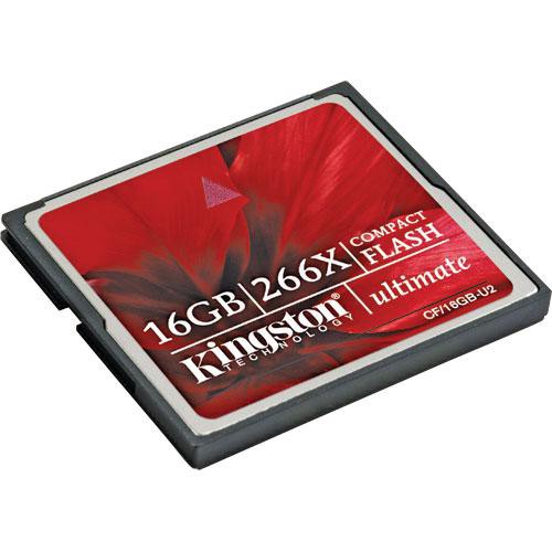 Kingston 16GB CompactFlash Ultimate 266x Memory Card