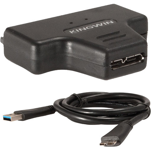 Kingwin ADP-07U3 USB 3.1 Gen 1 to SATA Adapter for SSD & SATA Hard Disk Drives