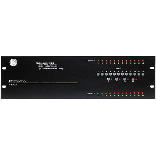 Knox Video Technologies Beta 12x2 Audio Video Switcher