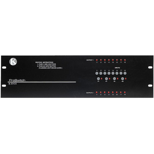 Knox Video Technologies Beta 8x2 Audio Video Switcher