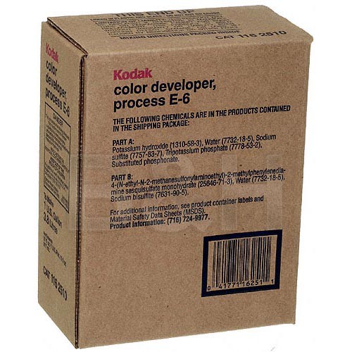 Kodak E-6 Color Developer for Color Slide Film - Makes 1 Gallon