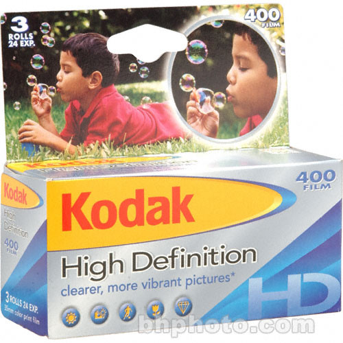 Kodak High Definition 135-24 400 - 3 Roll Pack