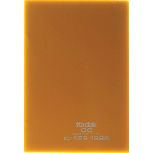 Kodak #OC Light Amber Safelight Filter 3.25x4.75"