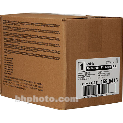Kodak Photo Print Kit for the 6800 Thermal Printer - 6R