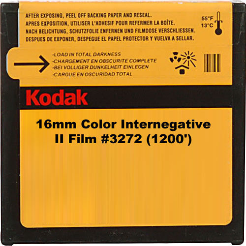 Kodak 16mm Color Internegative II Film #3272 (1200')