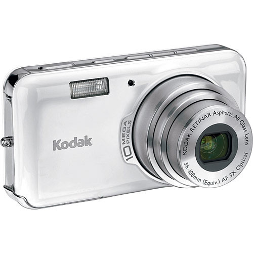 Kodak EasyShare V1003 Digital Camera (White Glaze) 8703407 B&H
