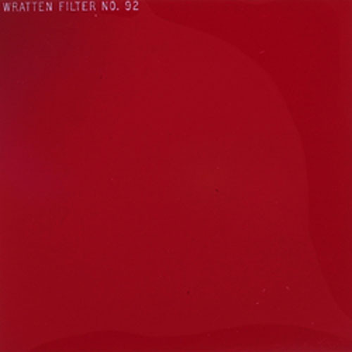 Kodak 4 x 12" #92 Red Special Color Effect Wratten Gel Filter