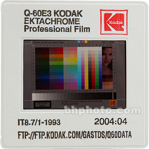 Kodak #Q-60E3 Target- 35mm Ektachrome Film