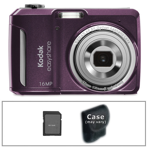 Kodak C1550 EASYSHARE Digital Camera with Basic Accessory Kit (Purple)