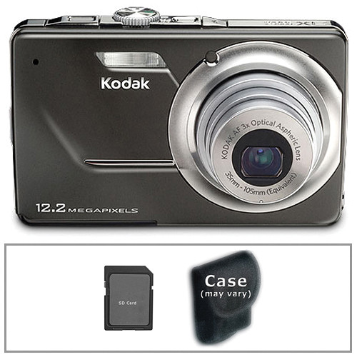 Kodak EasyShare M341 Point-and-shoot Digital Camera (Black) with Basic Accessory Kit