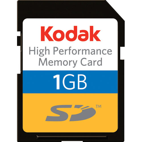 Kodak 1GB High Performance Secure Digital (SD) Card KHSD1GBCNA