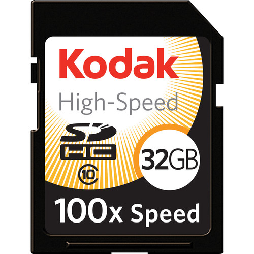 Kodak 32GB SDHC Memory Card High-Speed Class 10