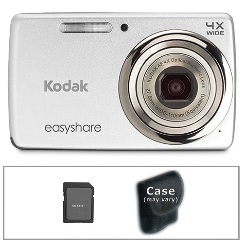 Kodak EasyShare M532 Digital Camera with Basic Accessory Kit (Silver)