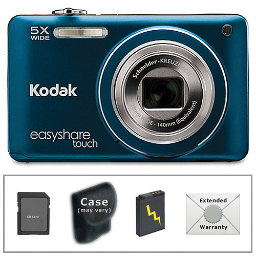 Kodak M5370 EASYSHARE Touch Camera Deluxe Kit (Blue)