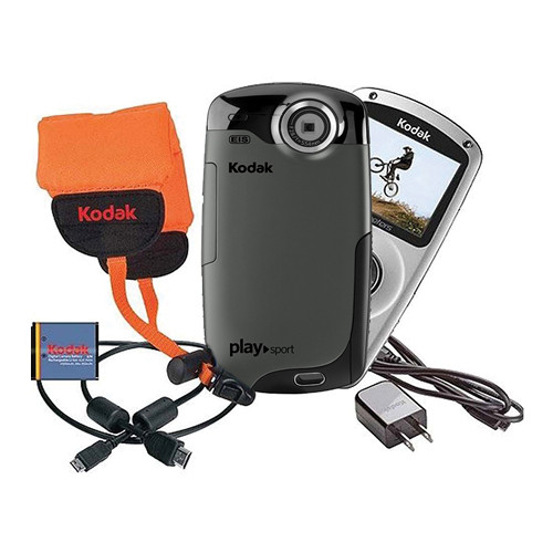 Kodak ZX3 PlaySport Video Camera Bundle (Black)