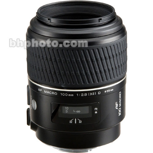 Konica Minolta Telephoto AF D 100mm f/2.8 Macro Autofocus Lens
