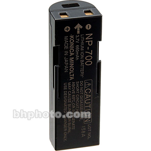 Batteria Compatibile Per Konica-Minolta NP-600, Li-Ion 3,7V 850mAh, Sostitutiva