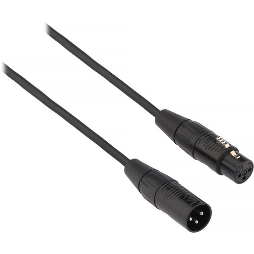 Kopul Performance 2000 Series XLR M to XLR F Microphone Cable (3', Black)
