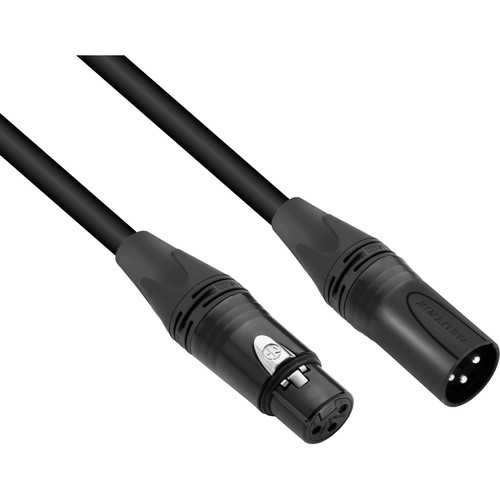 Kopul Studio Elite 4000 Series Neutrik XLR M to XLR F Microphone Cable (3', Black)