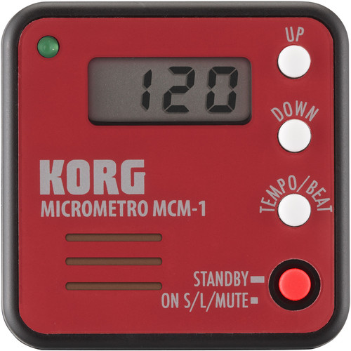 Korg microMetro MCM-1 Digital Metronome (Red)