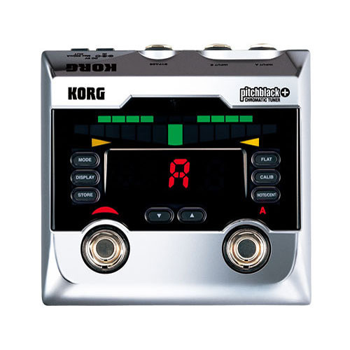 Korg pitchblack+ Chromatic Pedal Tuner (Chrome)