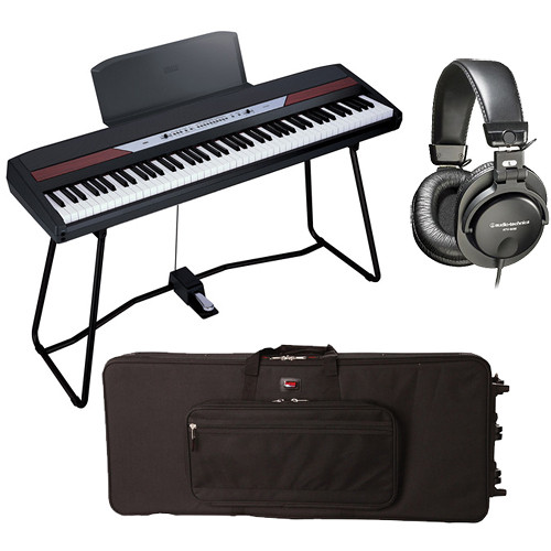 Korg SP-250BK Value Bundle (Black)