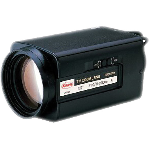 Kowa LMZ112AMOR 1/2" Manual Override Iris 18x Zoom Lens (11-200mm)