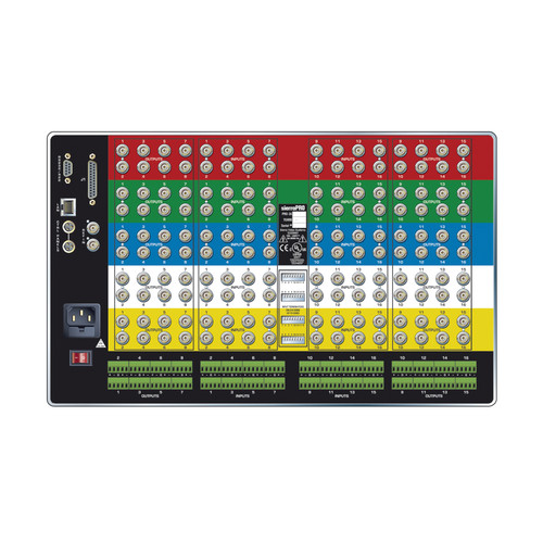 Sierra Video YUV Matrix Switcher with Balanced Stereo Audio (16x16)