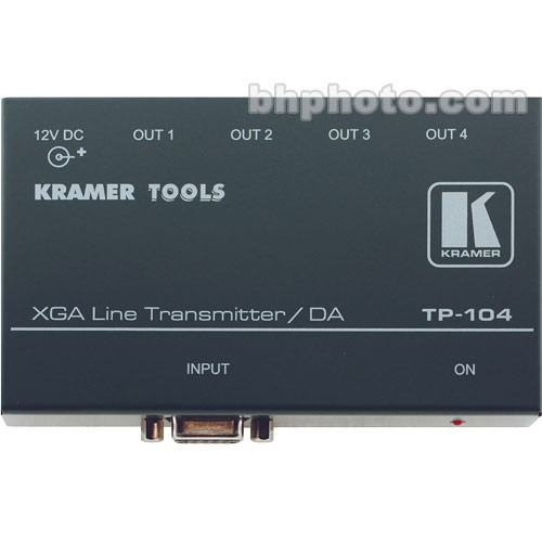 Kramer TP104 XGA Video Signal Branching 4 Line Transmitter Over Cable