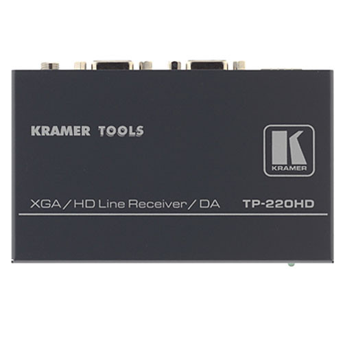 Kramer TP-220HD 1 1:2 Computer Graphics & HDTV Video Distribution Amplifier over Twisted Pair & Receiver