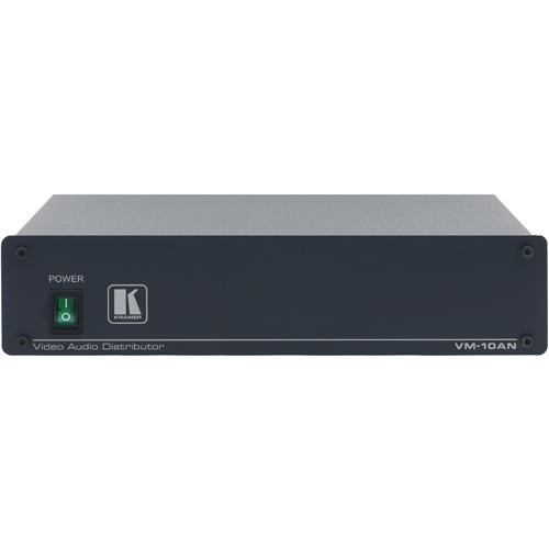 Kramer VM-10AN 1:10 Composite Video & Stereo Audio Distribution Amplifier