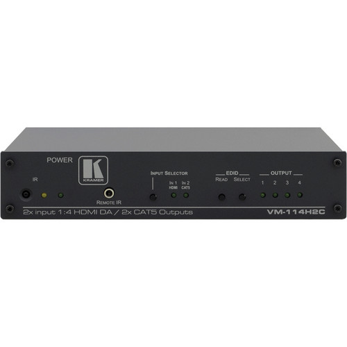Kramer VM-114H2C 2 x 1:4 HDMI / DGKat Switcher & Distribution Amplifier