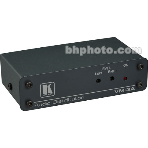 Kramer VM-3A 1x3 Balanced Audio Distribution Amplifier