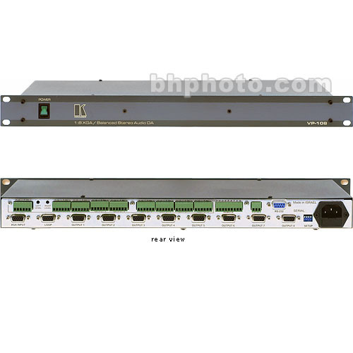 Kramer VP-108 1x8 XGA Video & Balanced Audio Distributi VP-108