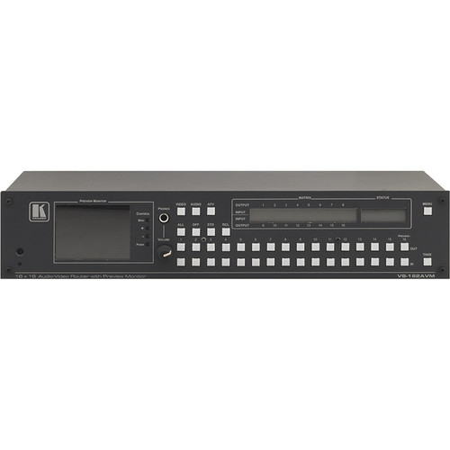 Kramer 16 x 16 Composite Video & Balanced Stereo Audio Matrix Switcher