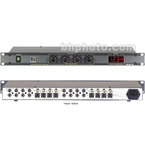 Kramer CVG-6E Matrix Switcher, Mechanical, 4x4